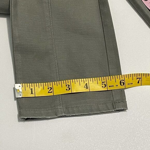 Joie Park Skinny Zippered Utility Pants Green 0 - Picture 8 of 16